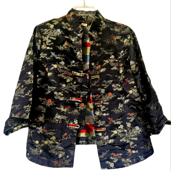 Pearl River Embroidered Blazer Jacket Women - Picture 1 of 5